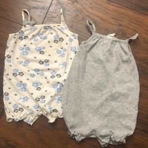 H&M rompers 4-6months